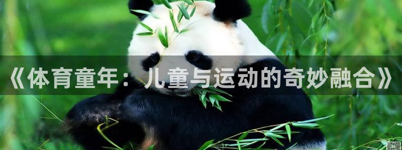 ug环球官网：《体育童年：儿童与运动的奇妙融合》