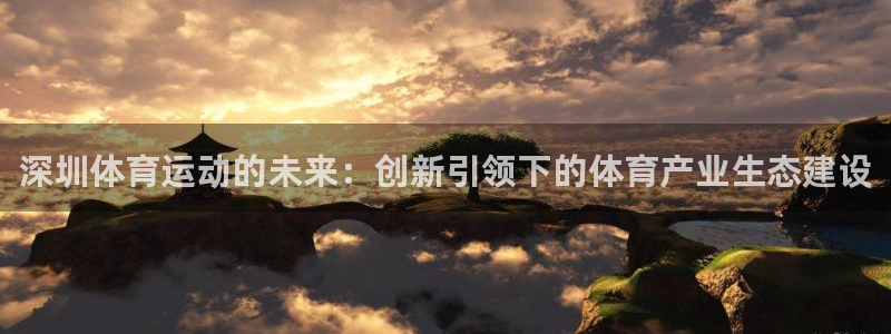 ug环球官网注册：深圳体育运动的未来：创新引领下的体育产业生态建设