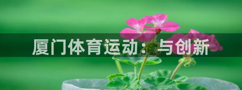ug环球官网登录入口：厦门体育运动：与创新