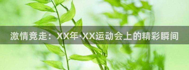 菲律宾ug环球官网：激情竞走：XX年·XX运动会上的精彩瞬间